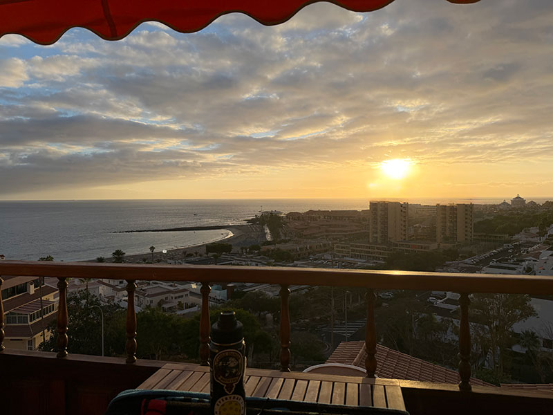 Airbnb view by Playa de Los Cristianos