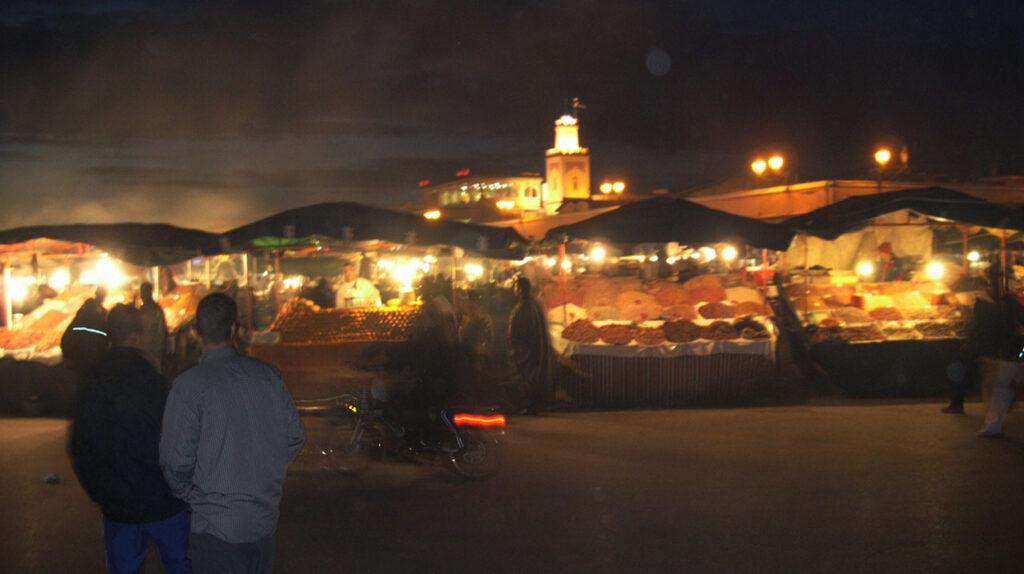 Marrakech night market