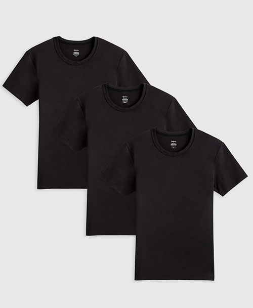 Quince, Soft Stretch Crewneck Undershirt black