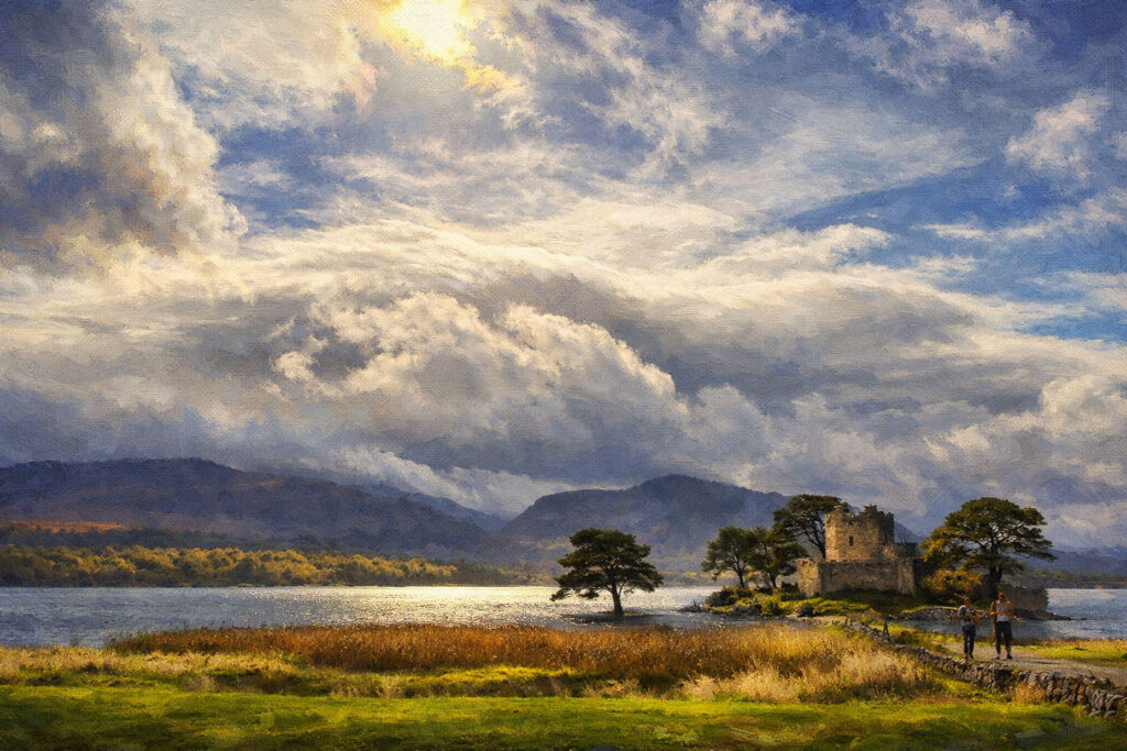 The Lake Hotel, Killarney shores of Lough Lein