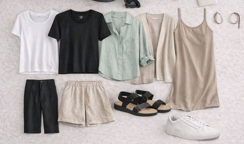 Women's Travel essentials for warm weather