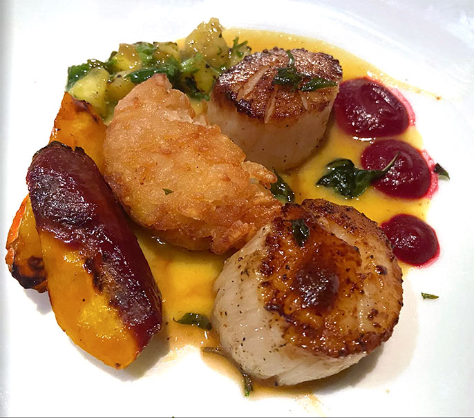etch sea scallops