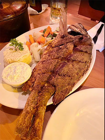 Fried Red Snapper