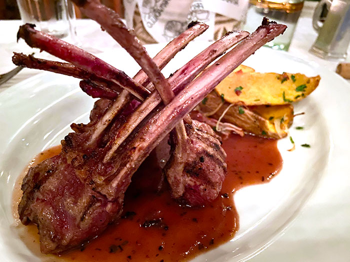 Rack of Lamb from Restaurante Armadillo in Bogotá