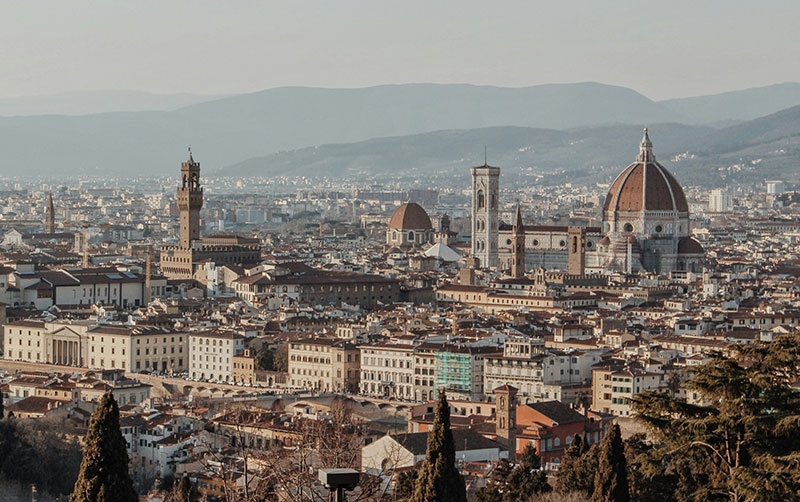 The view from Piazzale Michelangelo of Florence