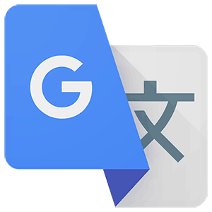 Google Translate app icon on a phone screen
