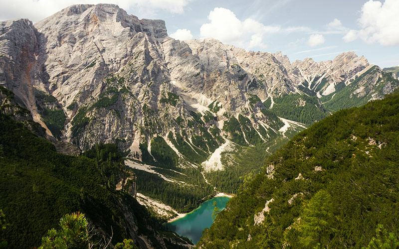ago di Braies lake in South Tyrol, a must-visit nature spot in the Italian Dolomites