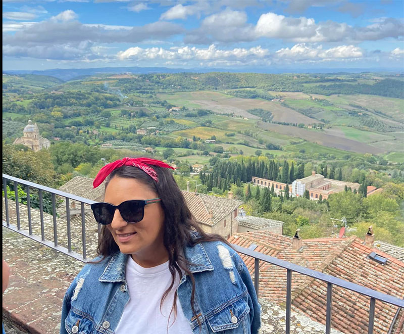 Scenic countryside views near Montecchio, a quiet hidden gem base for exploring Tuscan hill towns.