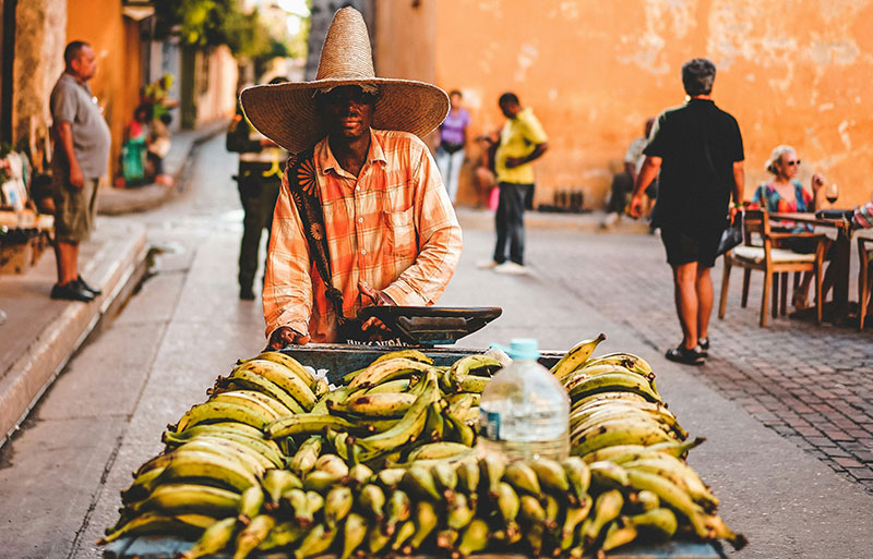 Fruit Vendor in Cartagena