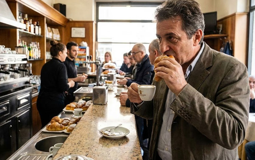 Authentic Venetian moments: Enjoying an affordable 'aperitivo' and snacks at a local bar.