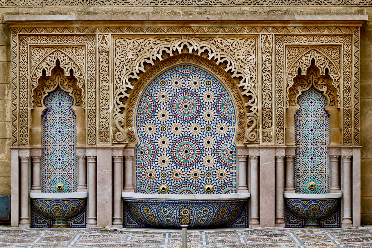 Wall in Rabat Morocco