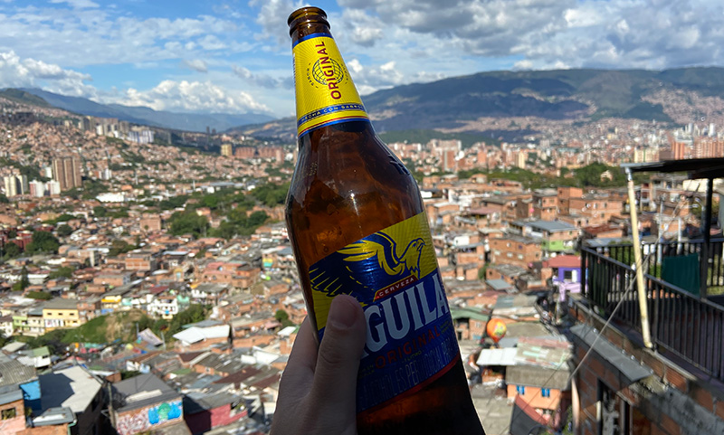 Beers from the balcony