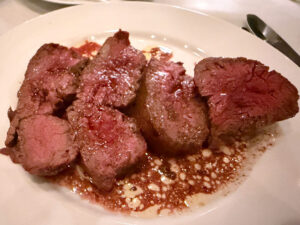 Chateaubriand for Two at Murray’s in Minneapolis, carved tableside and cooked perfectly rare to medium-rare.